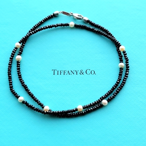 Retired Ziegfeld spinel and pearls necklace - Picture 3 of 8